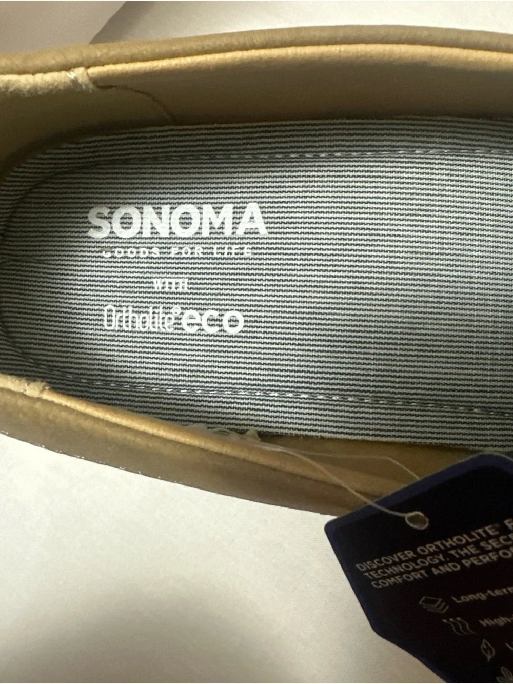 Sonoma Men's Light Brown Slip-On Loafers